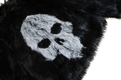 Raven Skulled Fur Jacket (1 of 5)