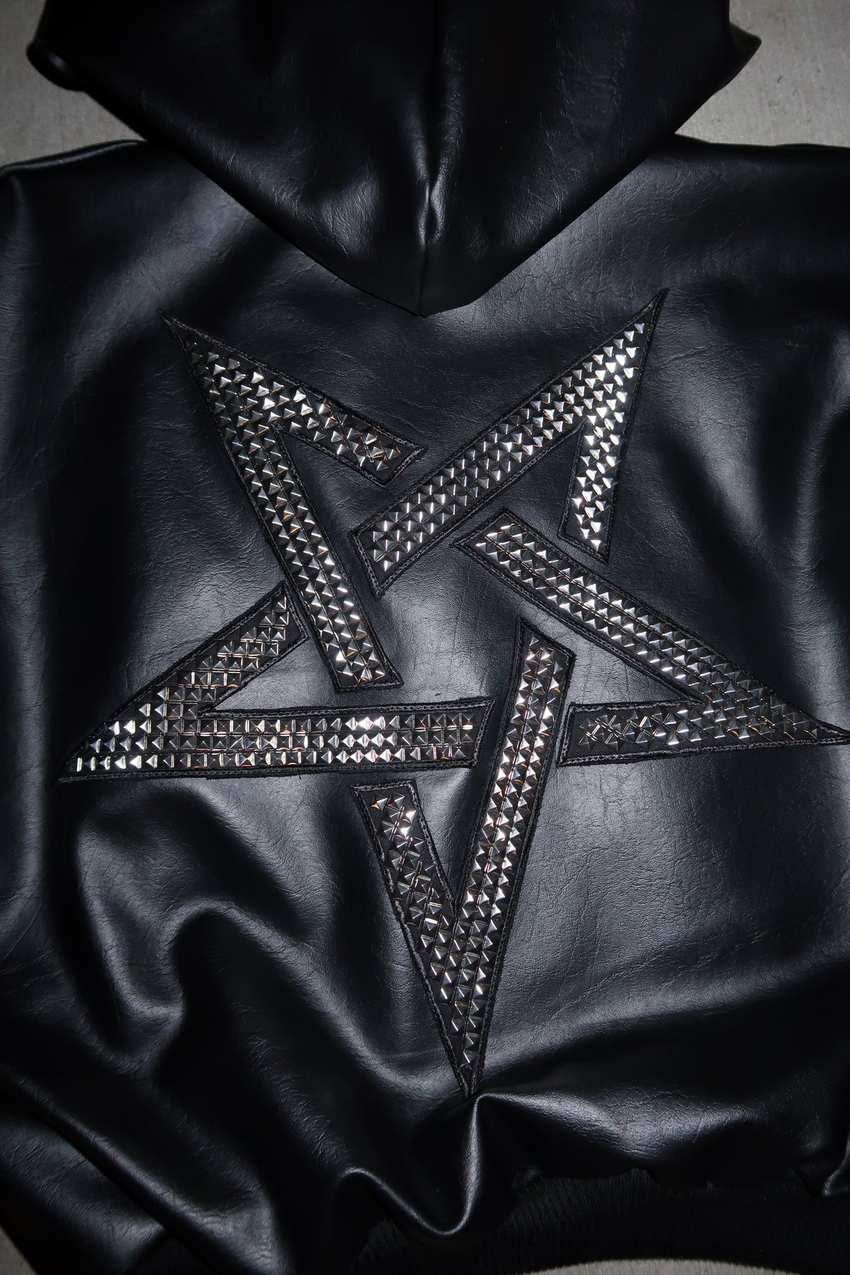 HEAVY METAL PENTAGRAM BOMBER JACKET