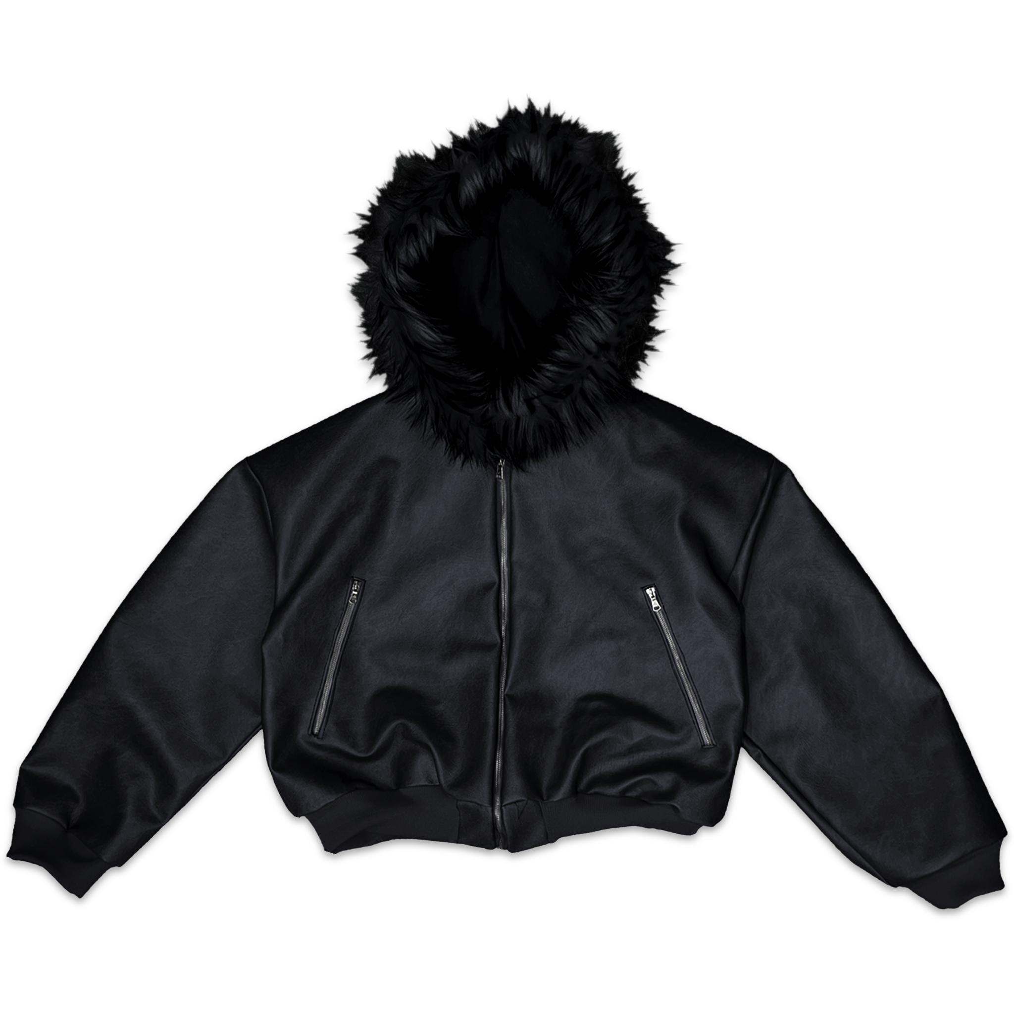 BLACK PENTAGRAM BOMBER JACKET