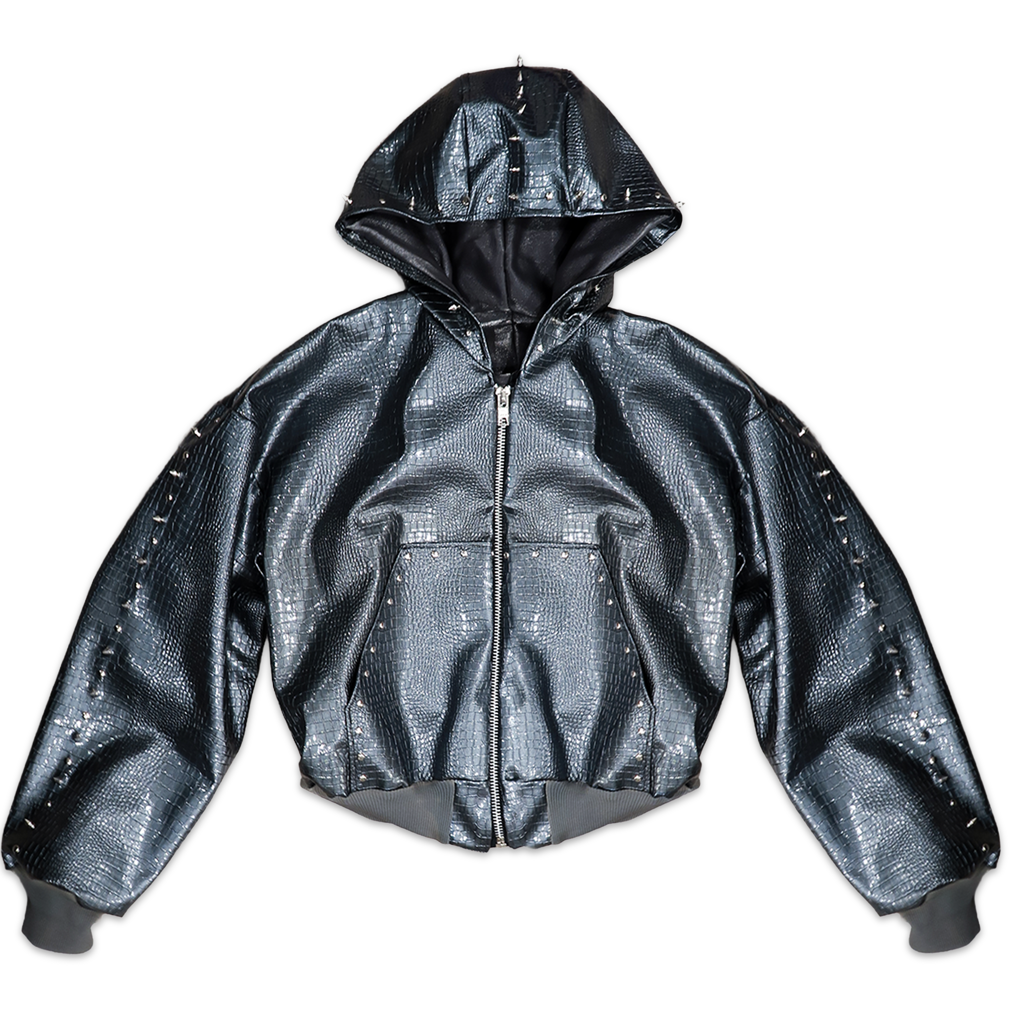 METAL-SKINNED BOMBER JACKET
