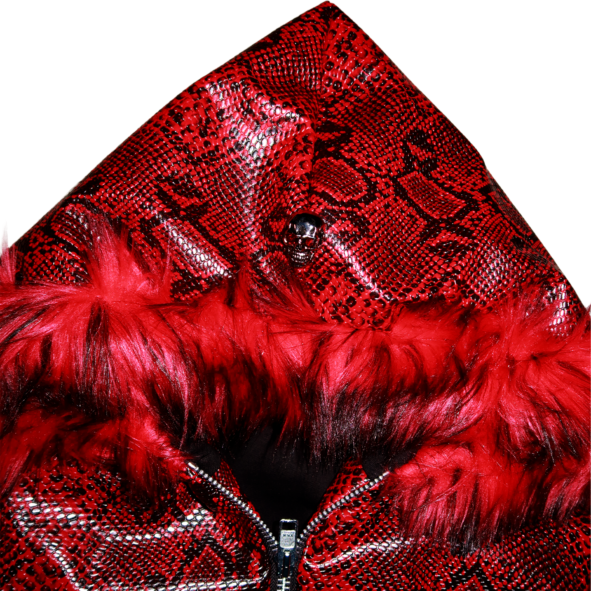 BLOOD PYTHON BOMBER JACKET