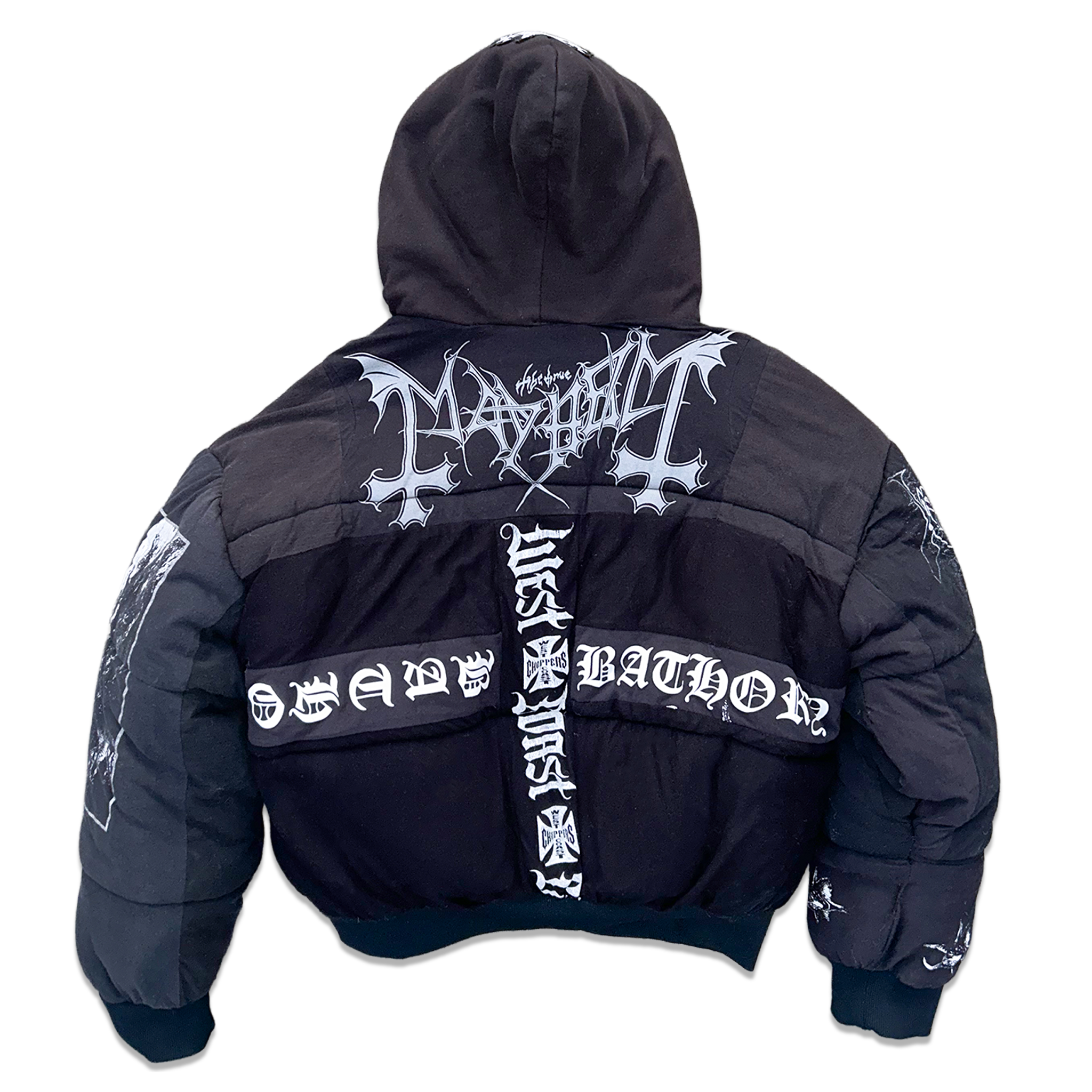 BLACK METAL BOMBER JACKET [1 of 1]