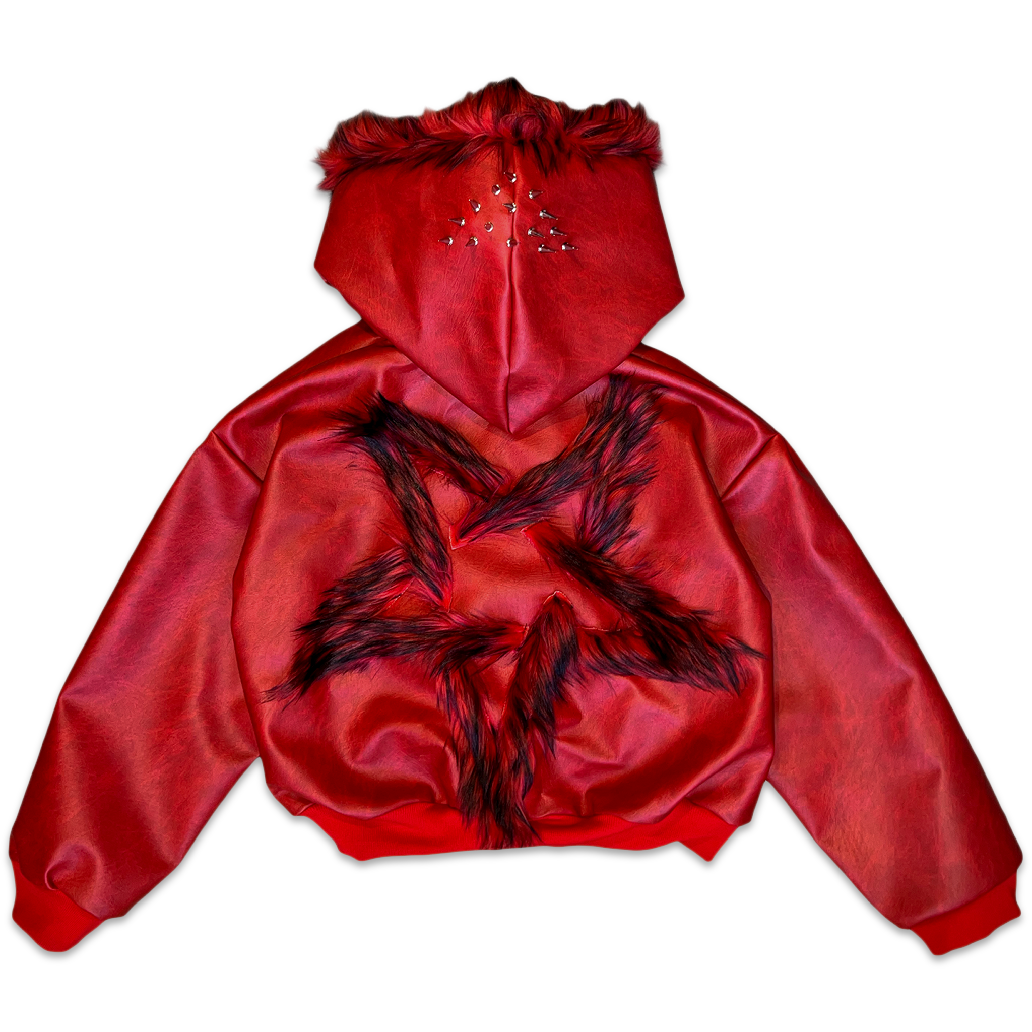RED PENTAGRAM BOMBER JACKET