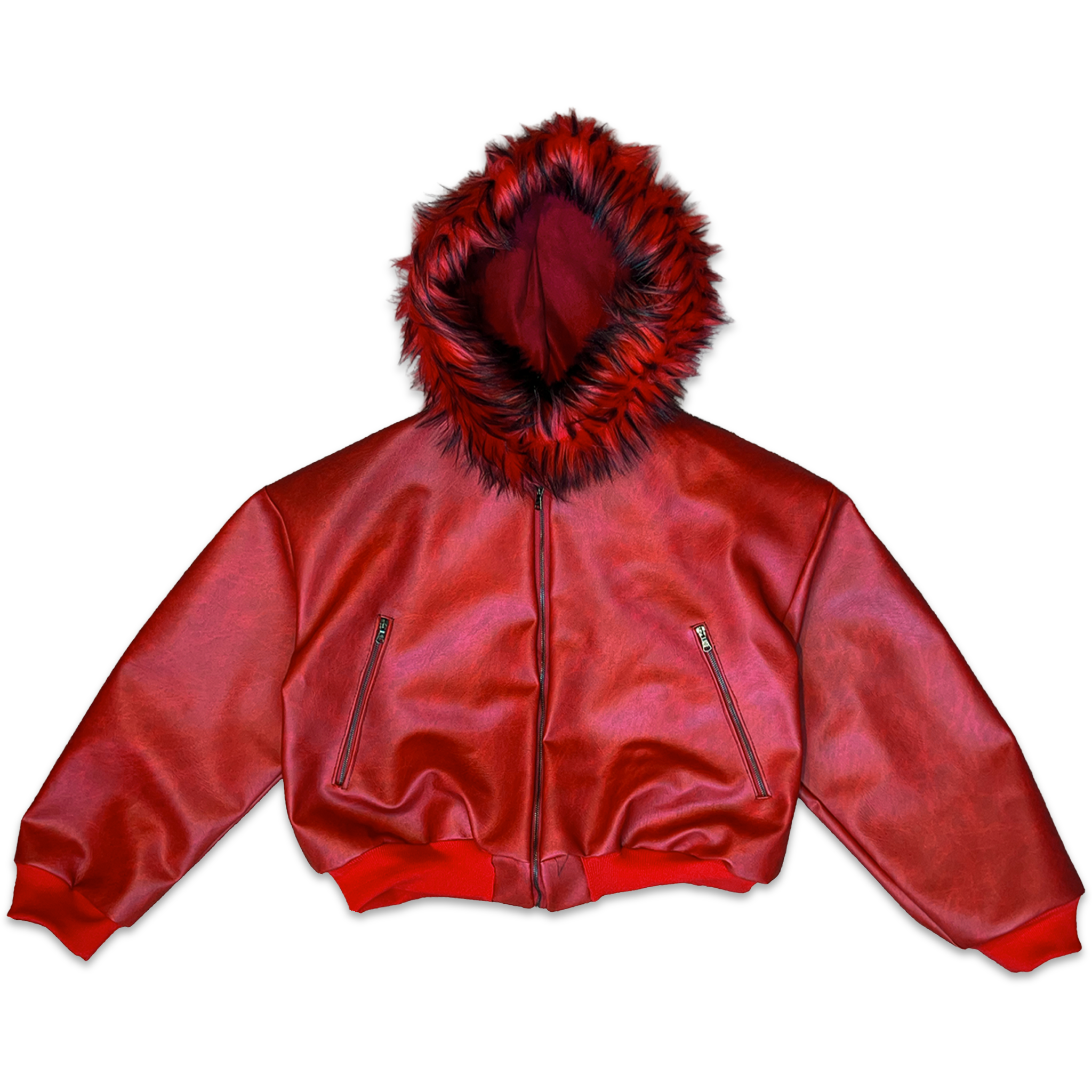 RED PENTAGRAM BOMBER JACKET