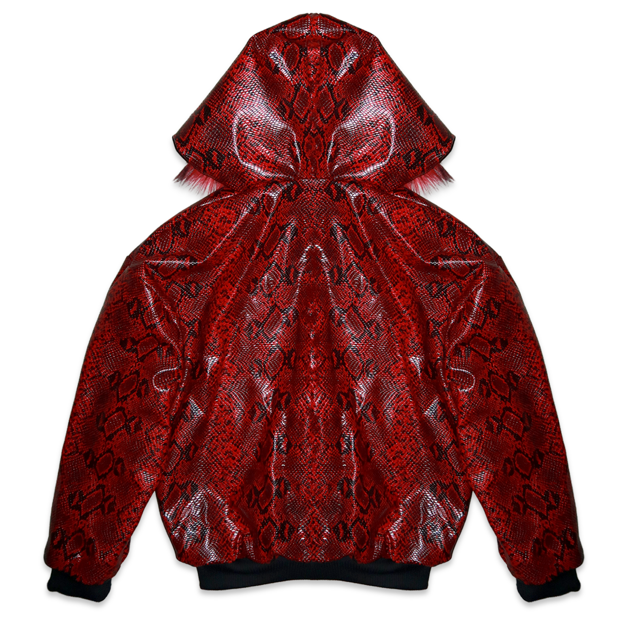 BLOOD PYTHON BOMBER JACKET