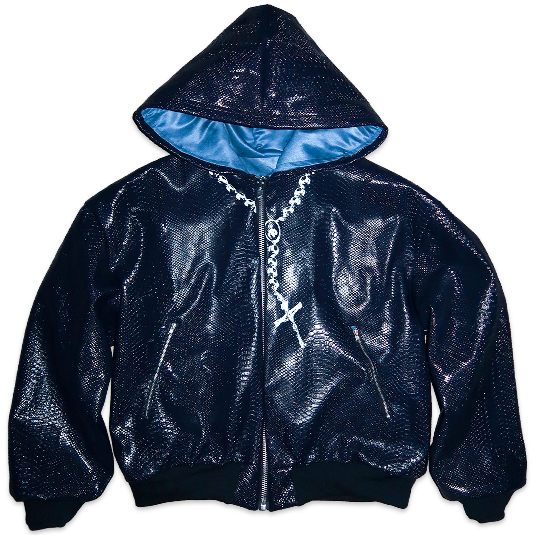 VIRA x ONYX – ROSARY SERPENT BOMBER JACKET