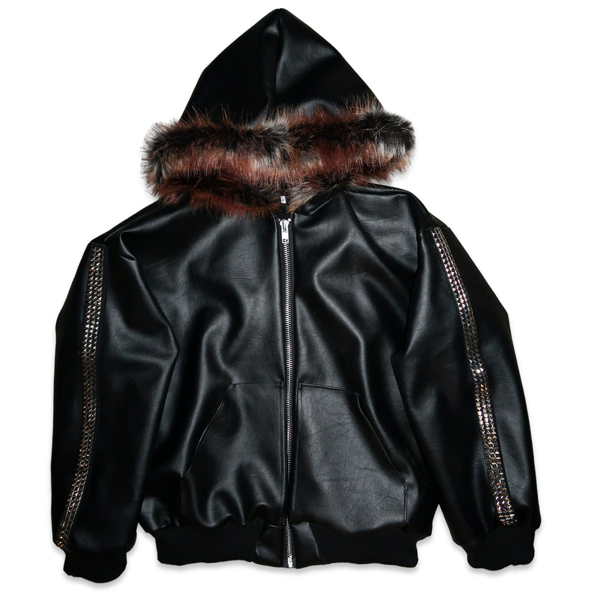 HEAVY METAL PENTAGRAM BOMBER JACKET